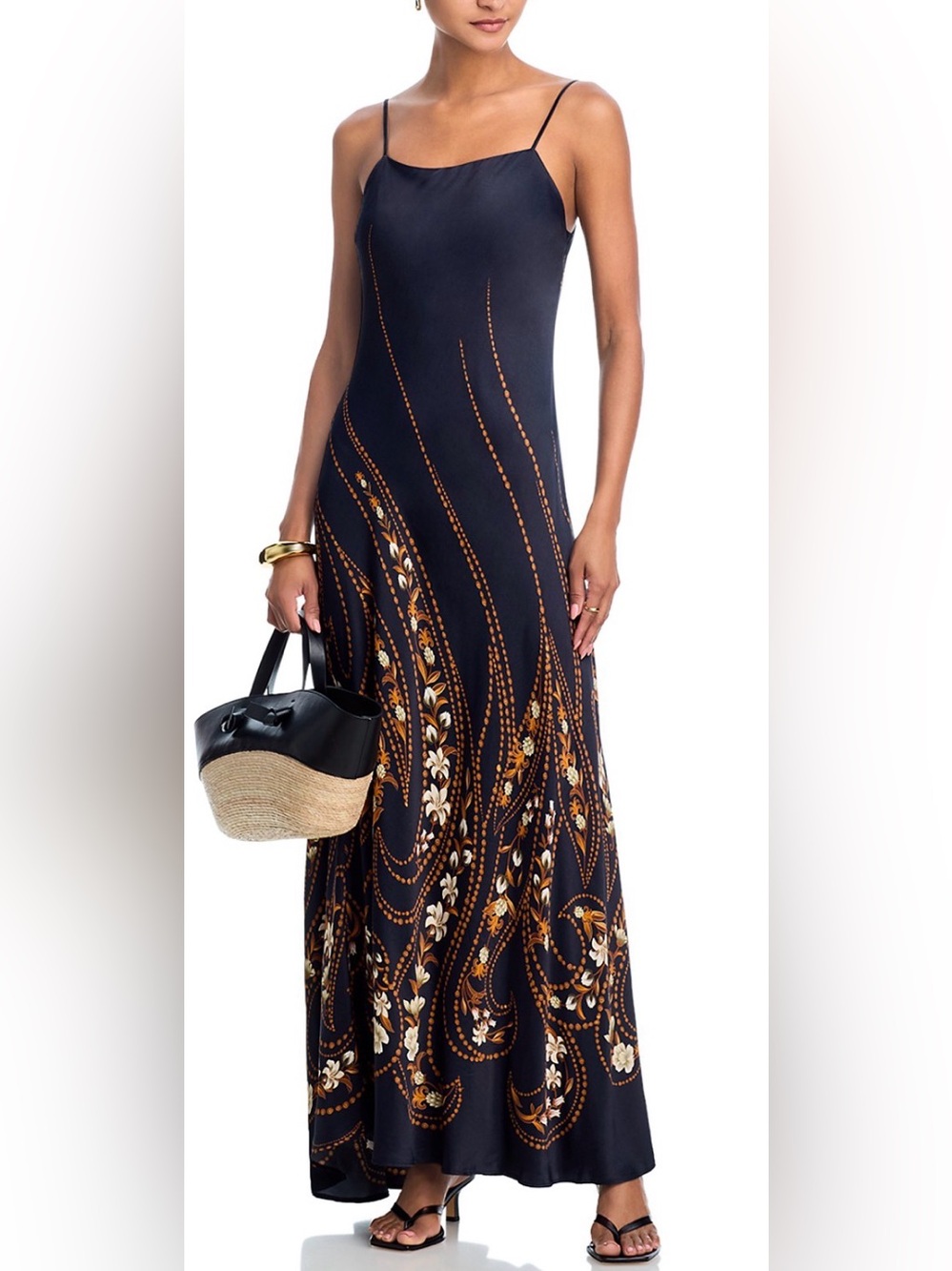 FARM Rio Garden Silhouette Slip Dress